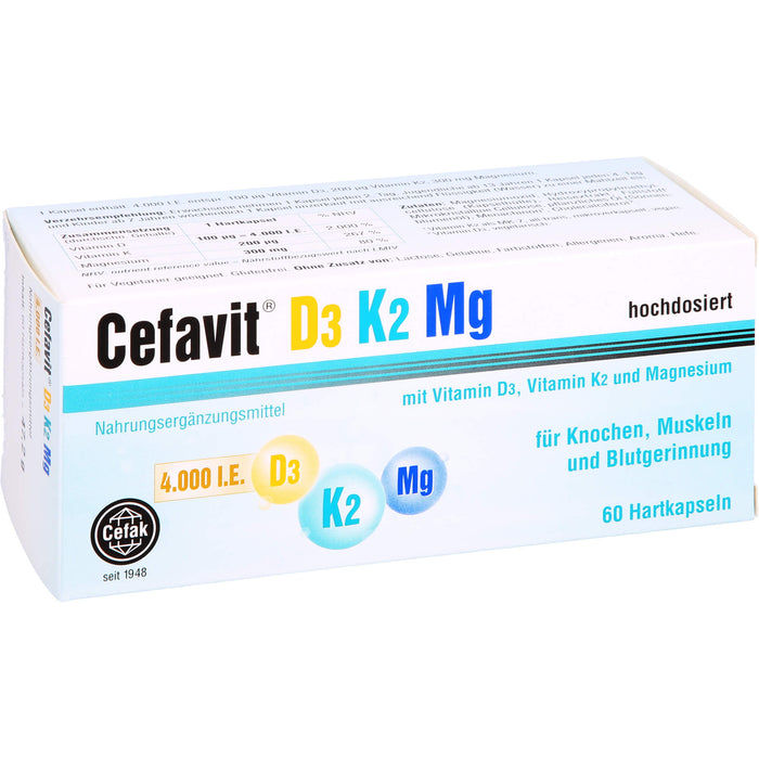 Cefavit D3 K2 Mg 4,000 I.E., 60 St HKP