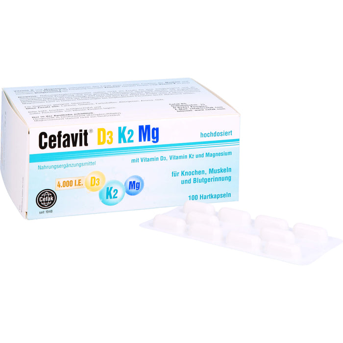 Cefavit D3 K2 Mg 4,000 I.E., 100 St HKP