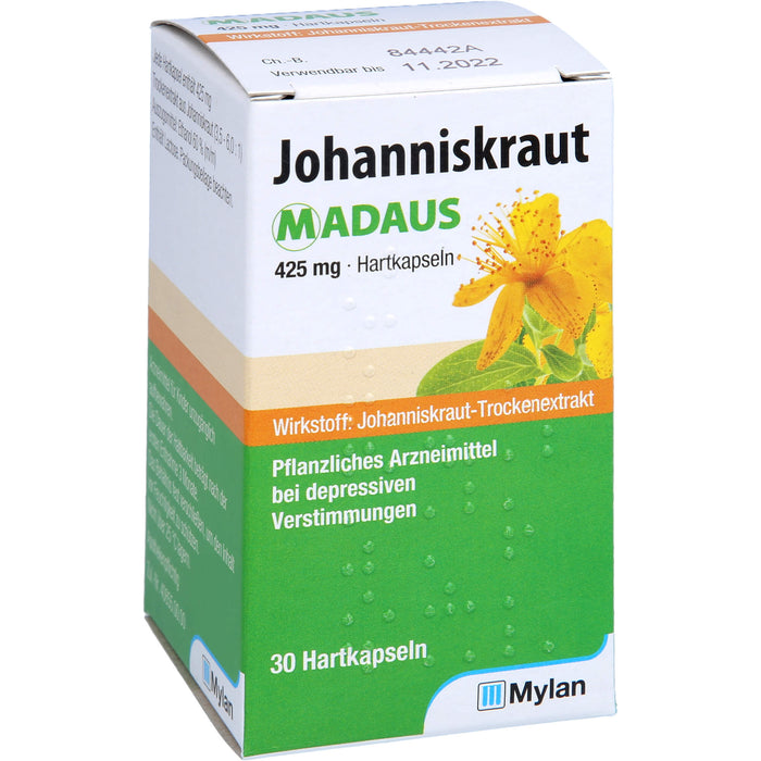 Johanniskraut MADAUS 425 mg Hartkapseln, 30 St. Kapseln