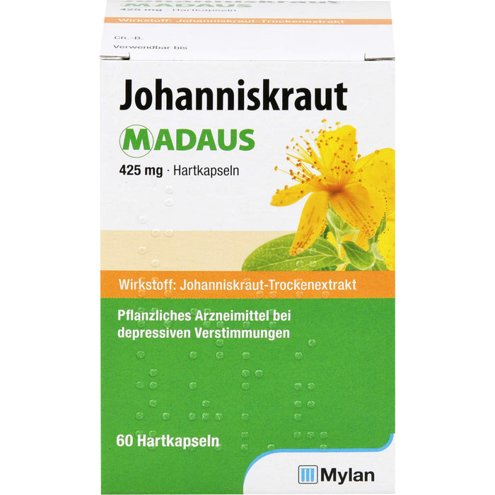 Johanniskraut MADAUS 425 mg Hartkapseln, 60 St HKP