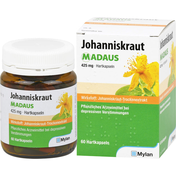 Johanniskraut MADAUS 425 mg Hartkapseln, 60 St HKP