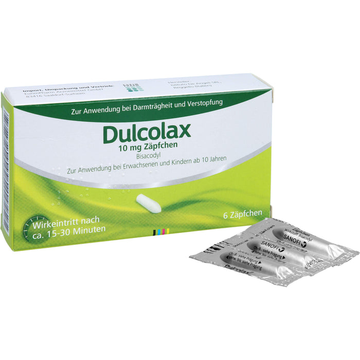 Dulcolax Zäpfchen Reimport EurimPharm, 5 St. Zäpfchen