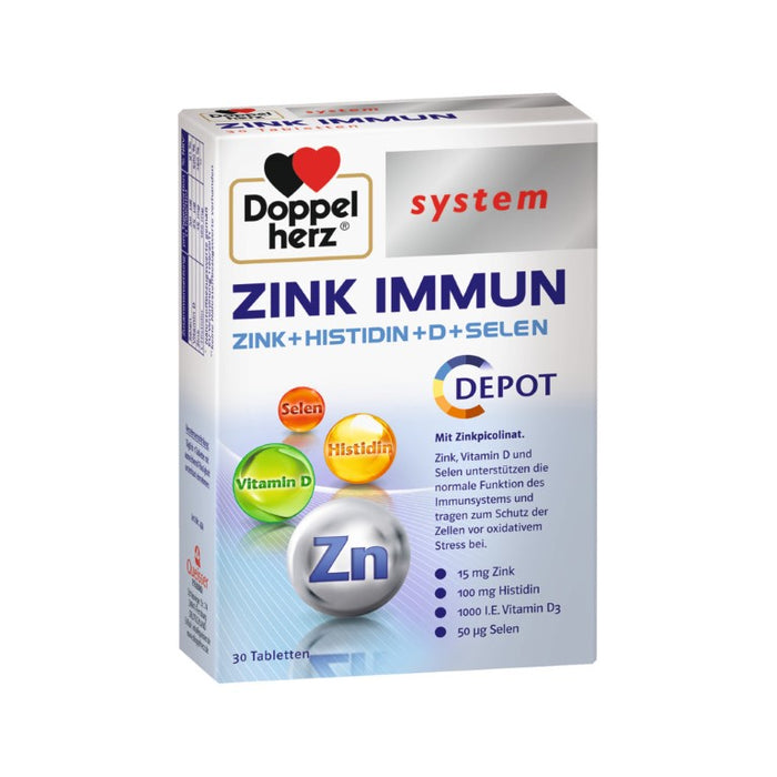 Doppelherz system Zink Immun Depot Tabletten, 30 St. Tabletten