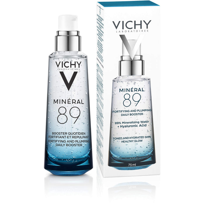 VICHY Minéral 89 Hyaluron-Booster für die Haut, 75 ml Lösung