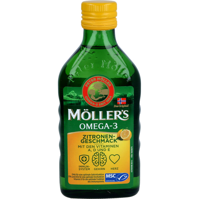 Möller's Omega-3 Lösung mit Zitronen-Geschmack, 250 ml Solution