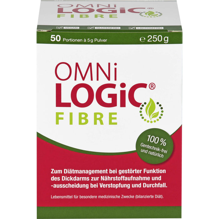 OMNi-LOGiC Fibre Pulver bei Verstopfung und bei Durchfall, 250 g Poudre