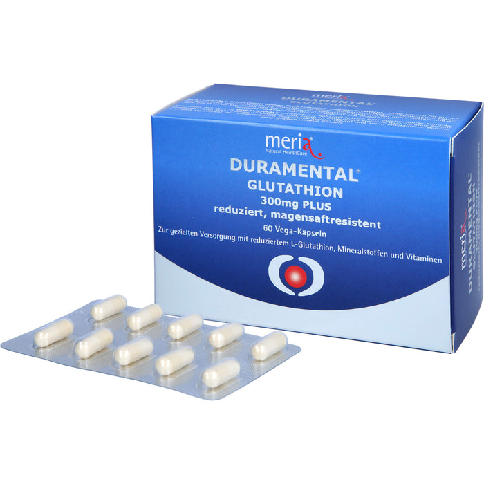 DURAMENTAL Glutathion 300 mg Plus, 60 pc Capsules