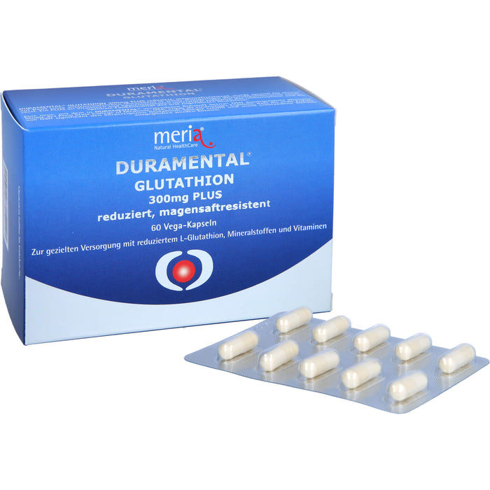 DURAMENTAL Glutathion 300 mg Plus, 60 pc Capsules