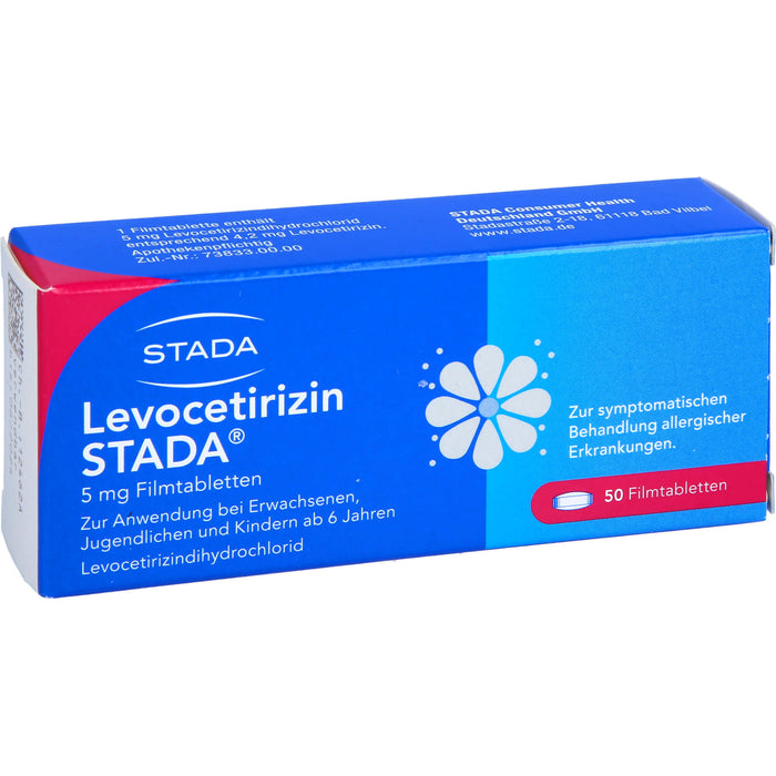 Levocetirizin STADA 5 mg Filmtabletten, 50 St FTA