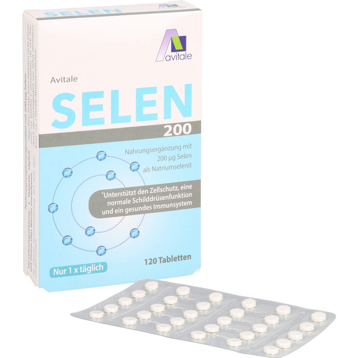 Avitale Selen 200 ug Tabletten unterstützt den Zellschutz, 120 pcs. Tablets