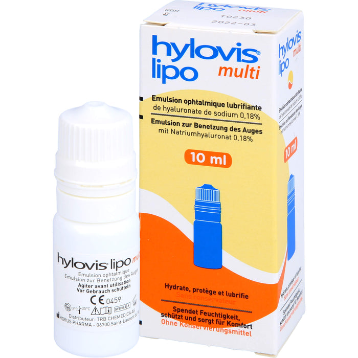 Hylovis lipo multi Augentropfen spendet Feuchtigkeit, 10 ml Solution