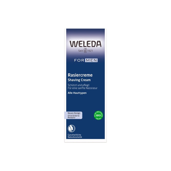 WELEDA For Men Rasiercreme schützt und pflegt, 75 ml Crème