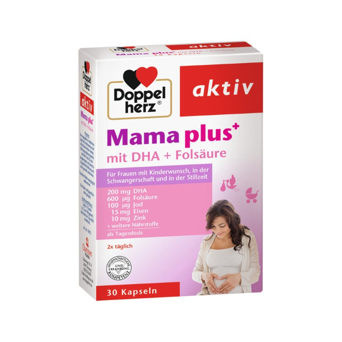 Doppelherz Mama Plus mit DHA+Folsäure, 30 St KAP