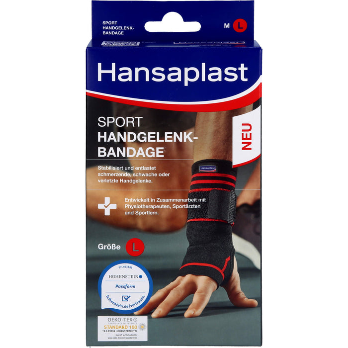 Hansaplast Sport Handgelenk-Bandage Größe L, 1 pcs. Bandage