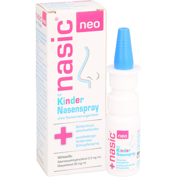 nasic neo für Kinder Schnupfenspray, 10 ml Lösung