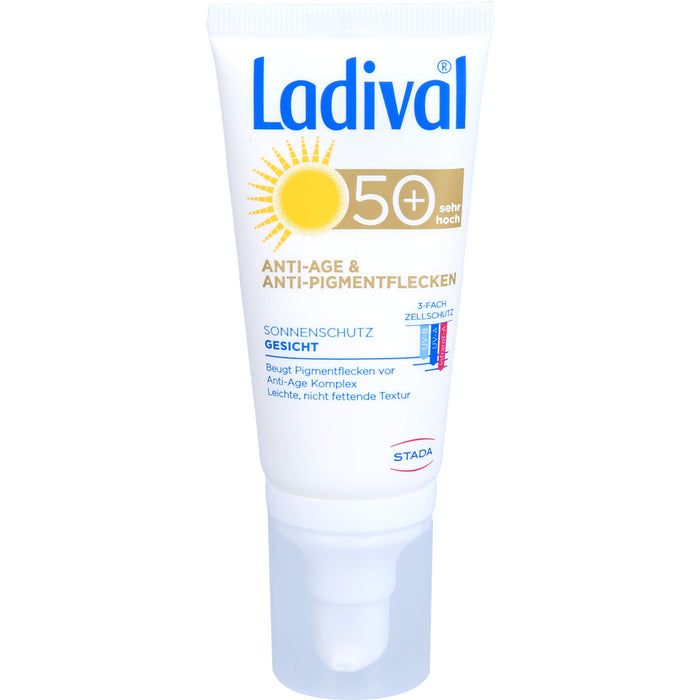 Ladival Anti-Age & Anti-Pigmentflecken 50+ Sonnenschutz Gesicht, 50 ml Cream