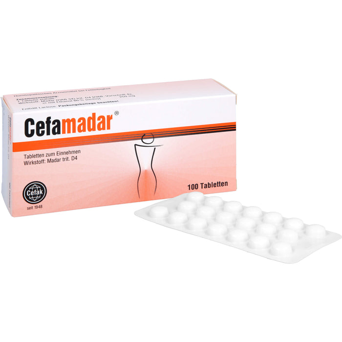 Cefamadar Tabletten bei Gewichtsproblemen, 100 pcs. Tablets