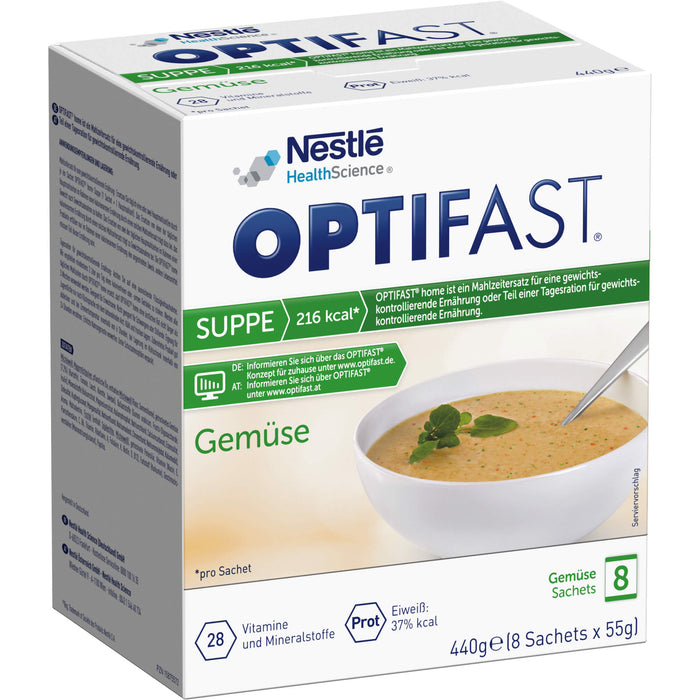 OPTIFAST Suppe Gemüse Sachets, 8 pc Sachets