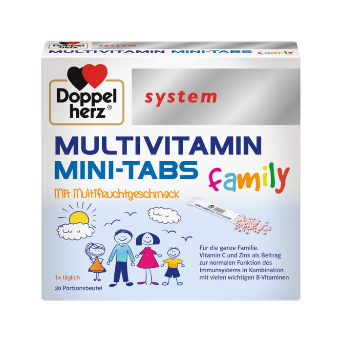 Doppelherz System Multivitamin Mini-Tabs Family, 20 pcs. Sachets