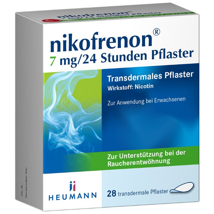 nikofrenon 7 mg/24 Stunden Pflaster, 28 pcs. Patch