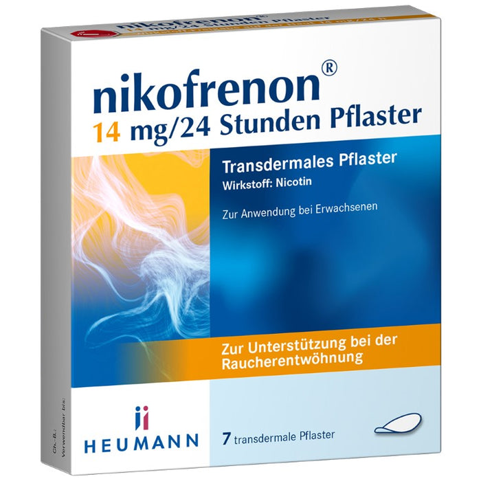 nikofrenon 14 mg/24 Stunden Pflaster, 7 pc Pansement