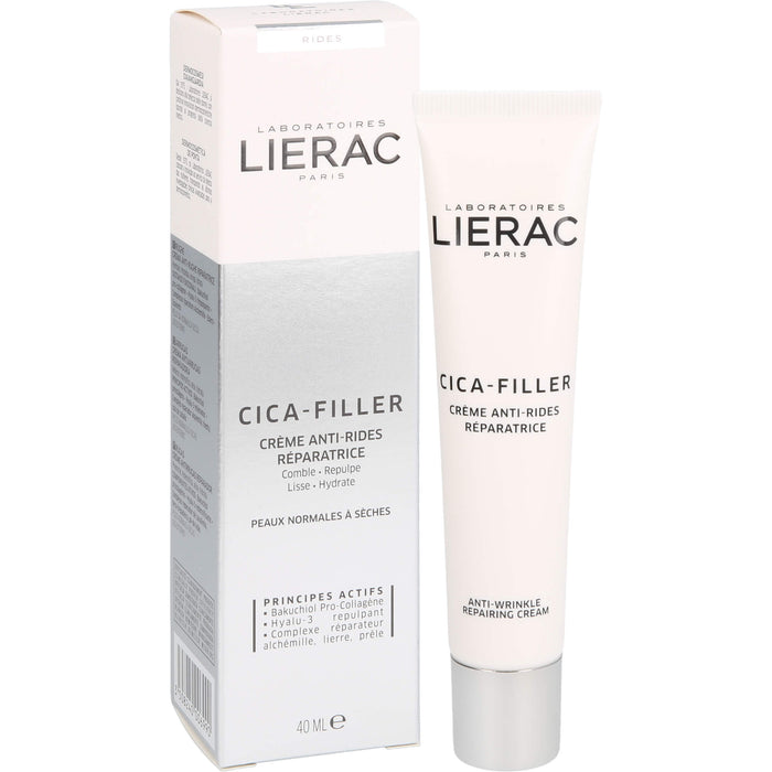 LIERAC CICA-FILLER REPARIERENDE ANTI-FALTEN CREME, 40 ml CRE