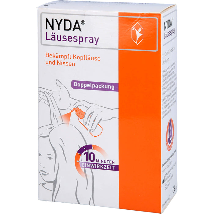 NYDA Läusespray bekämpft Kopfläuse und Nissen, 100 ml Solution