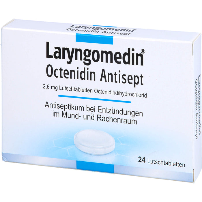 Laryngomedin Octenidin Antisept 2,6 mg Lutschtabletten, 24 pcs. Tablets