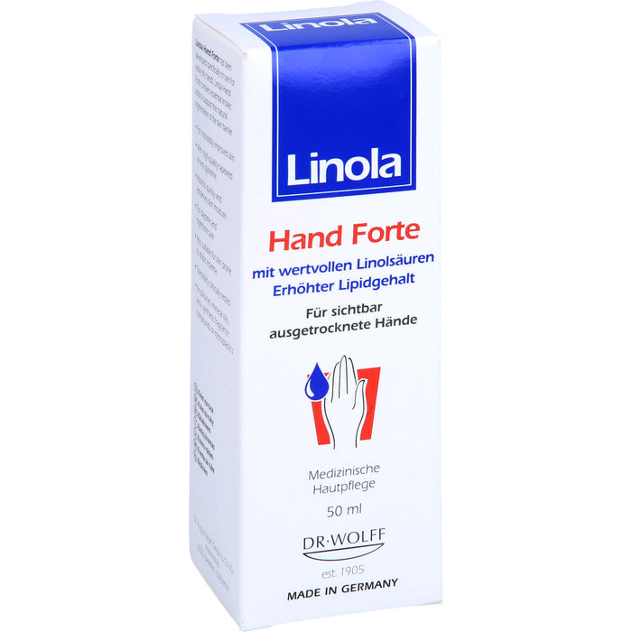 Linola Hand Forte Hautpflege, 50 ml Crème