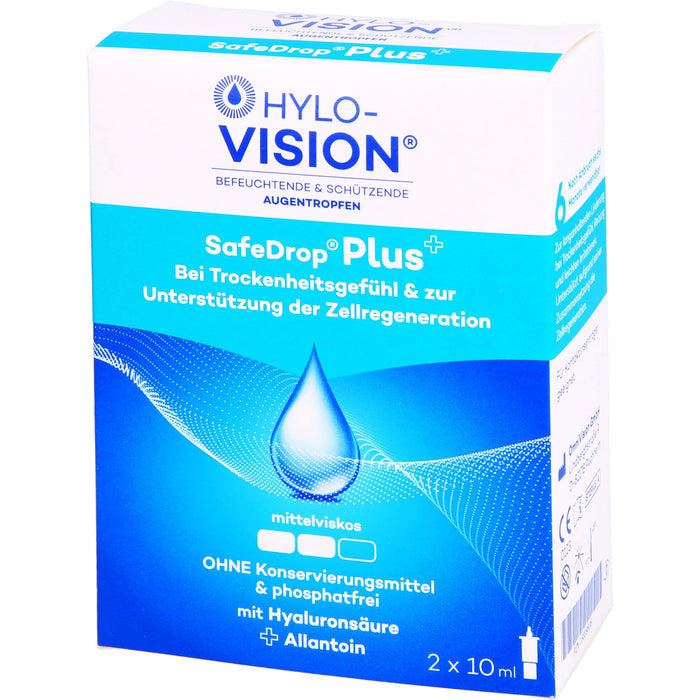 Hylo-Vision SafeDrop Plus, 2X10 ml ATR