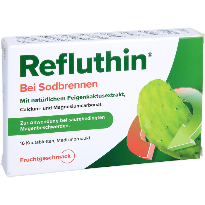 Refluthin bei Sodbrennen Kautabletten Frucht, 16 pcs. Tablets