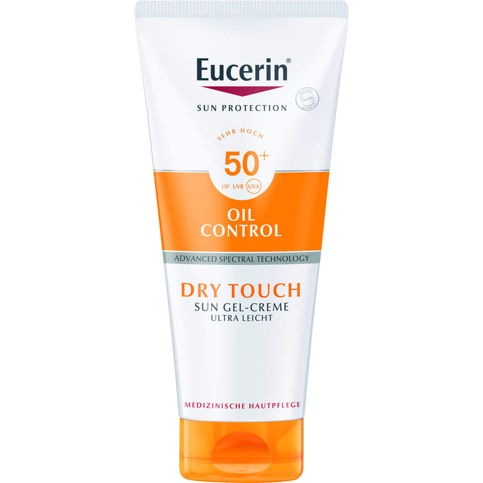 Eucerin Dry Touch Sun Gel-Creme ultraleicht LSF 50+, 200 ml Cream