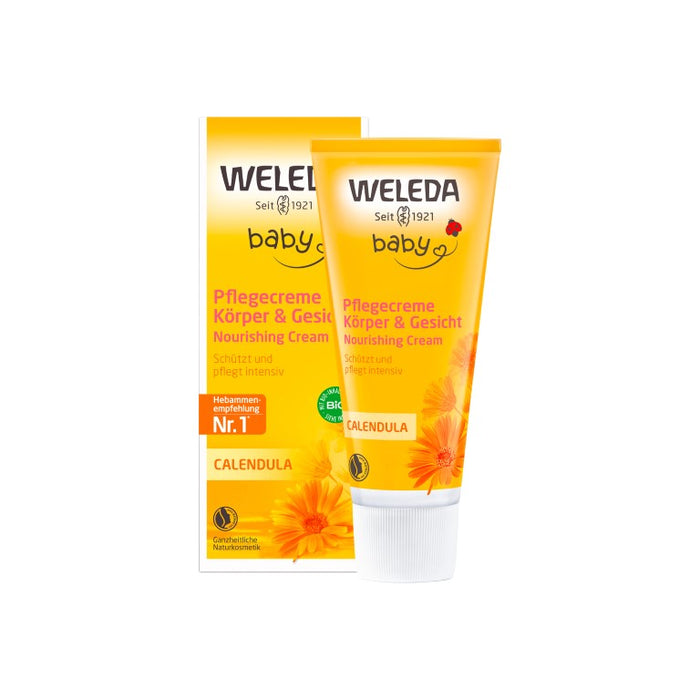 WELEDA Calendula Pflegecreme Körper & Gesicht, 75 ml Cream