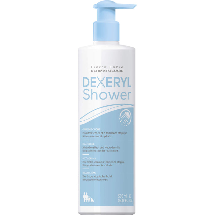 DEXERYL Duschcreme für sehr trockene Haut und Neurodermitis, 500 ml Cream