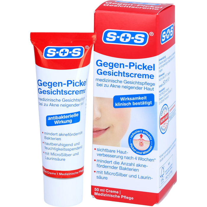 SOS Gegen Pickel Gesichtscreme, 50 ml CRE