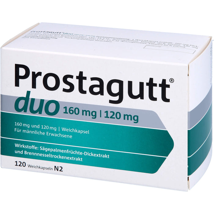 Prostagutt duo 160 mg / 120 mg, Weichkapseln, 120 pcs. Capsules