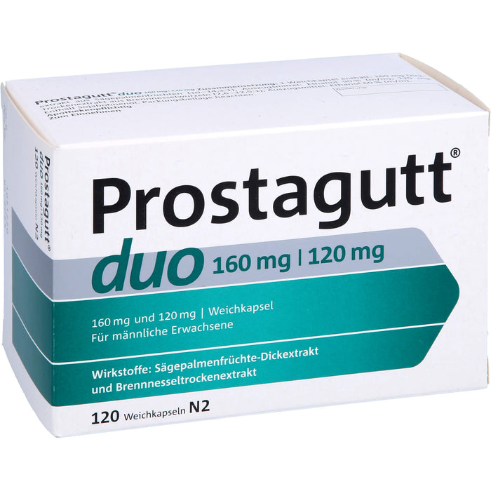 Prostagutt duo 160 mg / 120 mg, Weichkapseln, 120 St. Kapseln