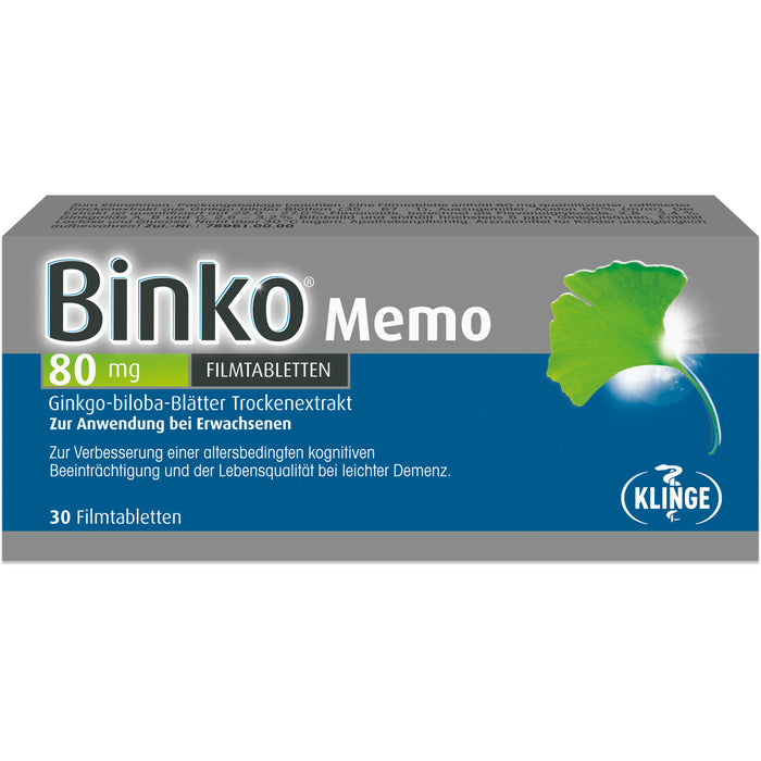 Binko Memo80 Mg Fta, 30 St FTA