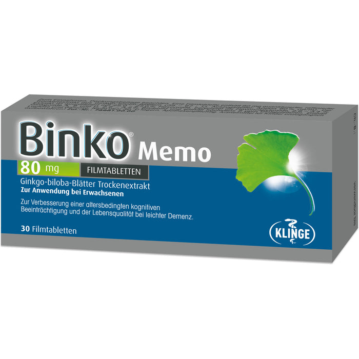 Binko Memo80 Mg Fta, 30 St FTA