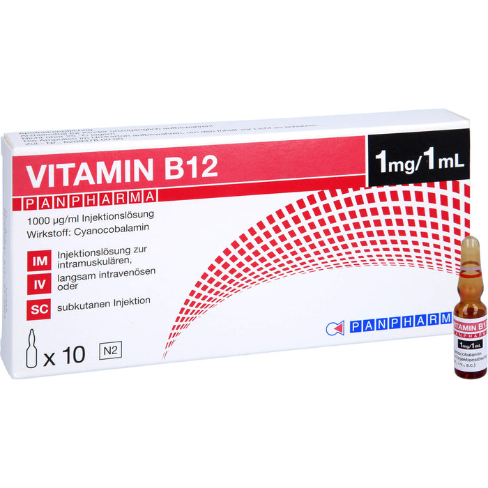 PANPHARMA Vitamin B12 Injektionslösung, 10 ml Solution