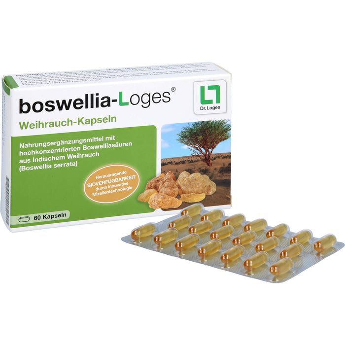 boswellia-Loges Weihrauch-Kapseln, 60 pc Capsules