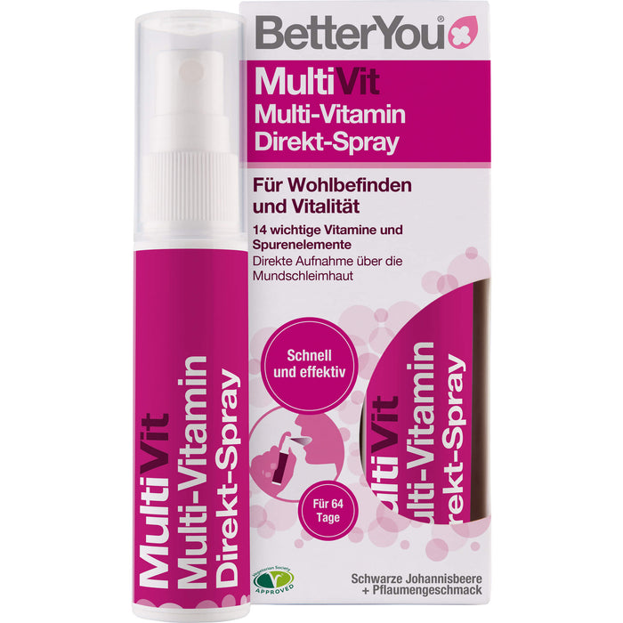 BetterYou MultiVit Direkt-Spray, 25 ml SPR