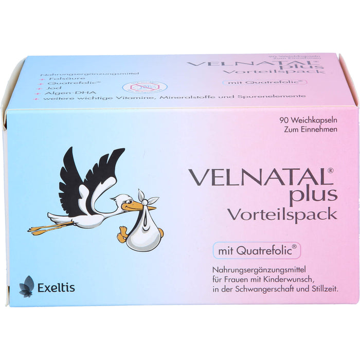 VELNATAL plus Weichkapseln Vorteilspack, 90 pc Capsules