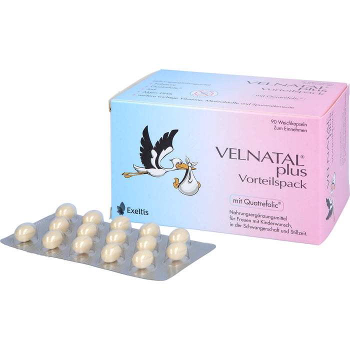 VELNATAL plus Weichkapseln Vorteilspack, 90 pcs. Capsules