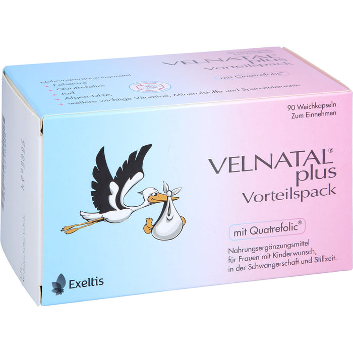 VELNATAL plus Weichkapseln Vorteilspack, 90 pc Capsules