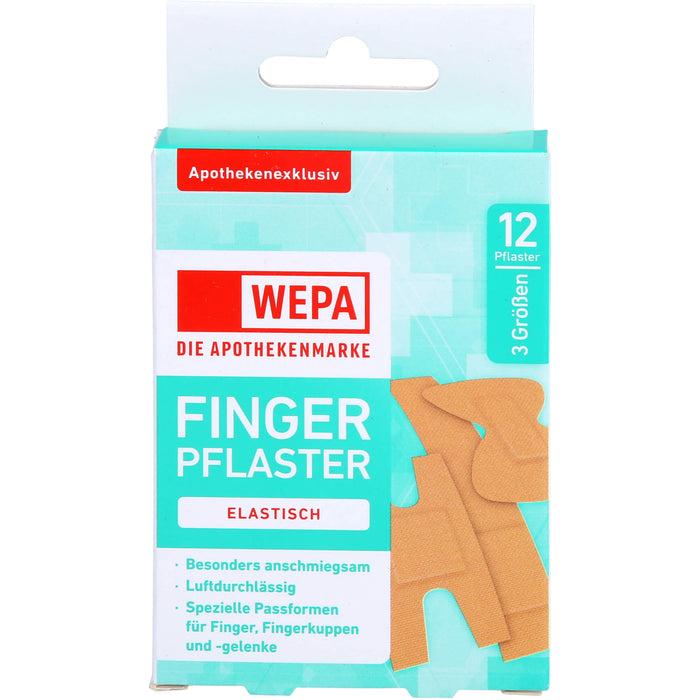 WEPA Fingerpflaster Mix 3 Größen, 12 St PFL