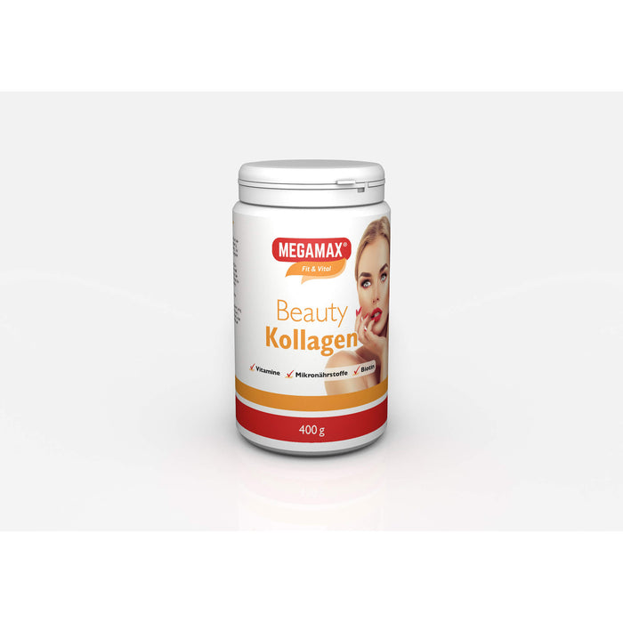 MEGAMAX Fit & Vital Beauty Kollagen Pulver, 400 g Powder