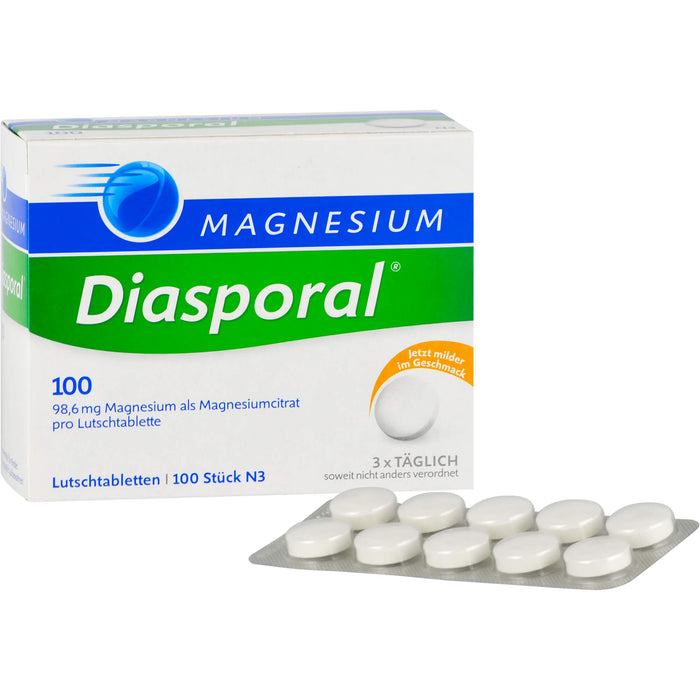 Magnesium Diasporal 100 Lutschtabletten, 100 pc Tablettes