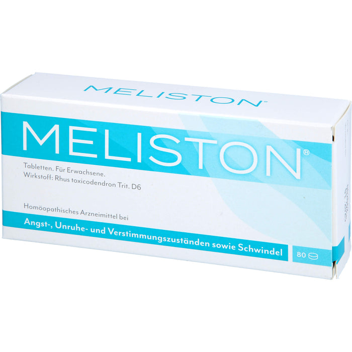 Meliston Tabletten zur Behandlung von Angst-, Unruhe- und Verstimmungszuständen, 80 pc Tablettes