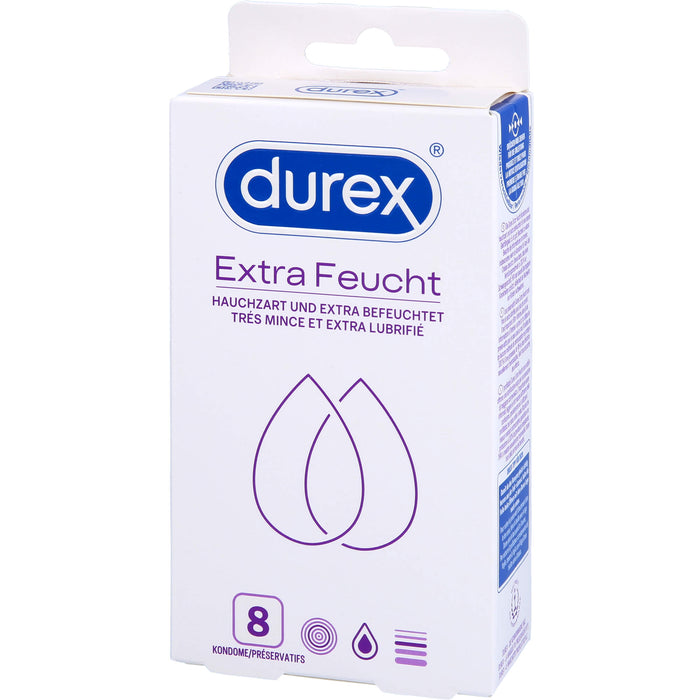 Durex Extra Feucht Kondome, 8 pc Préservatifs